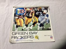1987 Collectible Green Bay Packers Team Calender-Signed James Lofton #80(NO COA)
