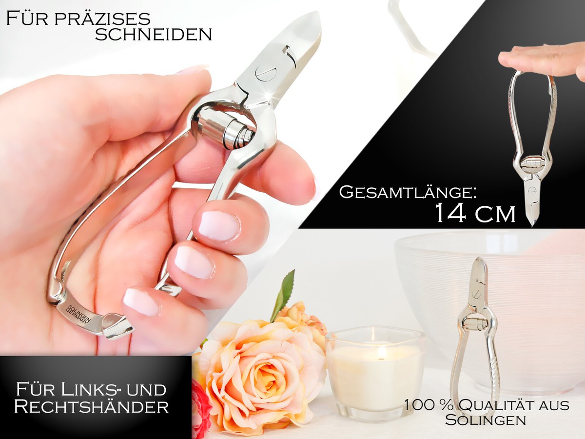 Nagelzange Mit Sperre – 14 Cm, Aus Rostfreiem Edelstahl, Für Fuß- Und Fingernägel