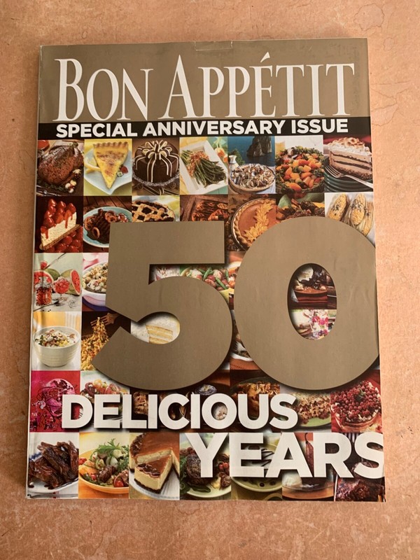 October 2006 Vintage Bon Appetit 50th Anniversary Magazine