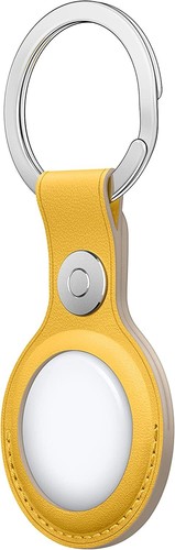 Apple AirTag Leather Key Ring - Meyer Lemon MM063ZM/A - Photo 3 sur 3