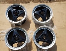 TOYOTA CELICA GT4 94-99 RAYS FORGED 3 SPOKE 2 PIC ALLOY WHEELS 17 5x100 4x100 W1