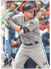 2020 Topps Series 2 #658 Chad Wallach RC - Marlins