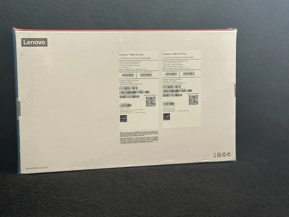 Lenovo Tab 4 Plus 16GB, Wi-Fi + 4G (Unlocked), 8in - Slate Black - Image 3 of 3