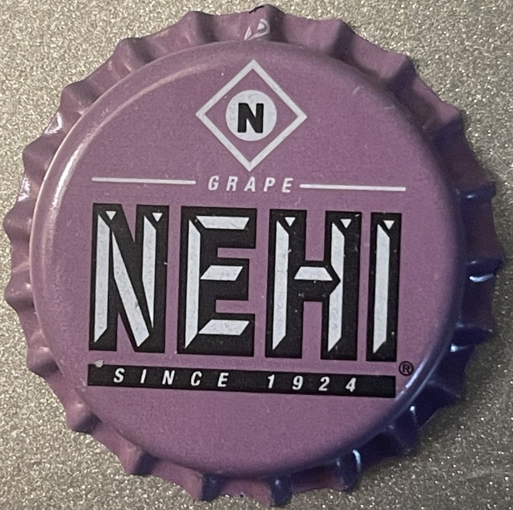 Vintage 1980s NEHI Grape Bottle Cap Dr Pepper Bottling Jefferson NC Collectible