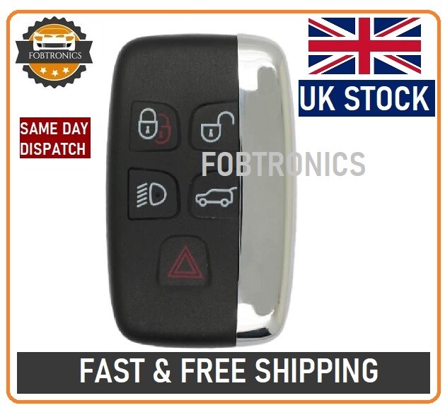 Guscio Chiave Remote Per Land Rover - Custodia Ricambio 3 Pulsanti Blu - Foto 9