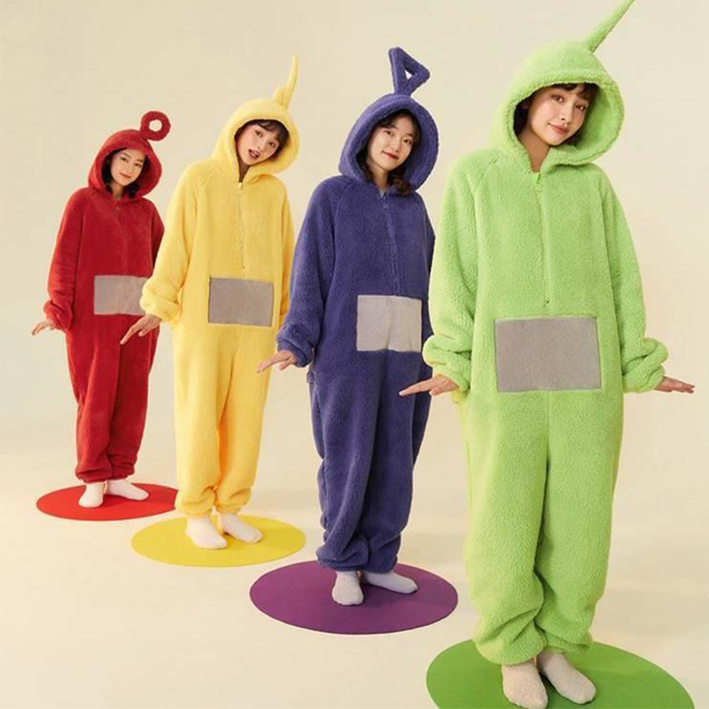 Anime Teletubbies Costume Adult Christmas Pajamas Pyjamas
