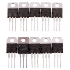 10 Values 50 Pcs LM317 L7805 L7806 L7808 L7809 L7810 L7812 L7815 L7818 L7824