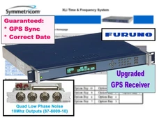 Symmetricom XLi OCXO UPGRADED GPS LPN 10MHz Oscillator NTP Time Server IRIG-B
