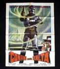 AI CONFINI DELLA REALTà manifesto poster Fukuda Gojira tai Megaro Kaiju C61
