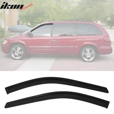 Fits 96-07 Chrysler Town & Country Caravan Acrylic Window Visors Vent Rain Guard