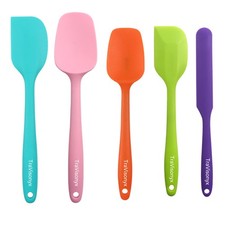 5 Pcs Silicone Spatula,Food Spatula, Spatulas Silicone , Used for Baking, Coo...