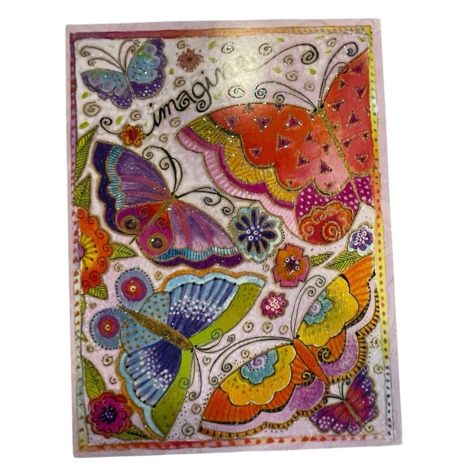 Laurel Burch Art Greeting Cards Lot Of 4 ( 2 Birthday, 1 Support, 1 Blank) - Image 4 of 4