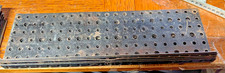 ORIGINAL DUPLEX HOLE BLK 20'S 10 1/2" BASE PLATES A.C. GILBERT ERECTOR SET