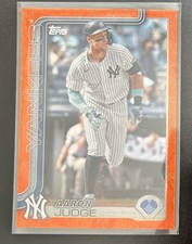 2025 Topps Series 1 Yankees Aaron Judge #300 Spring Training Orange Foil /25 SSP