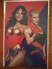 DEADPOOL BATMAN 1 JTC WONDER WOMAN CAPTAIN MARVEL VIRGIN NEGATIVE SPACE VARIANT