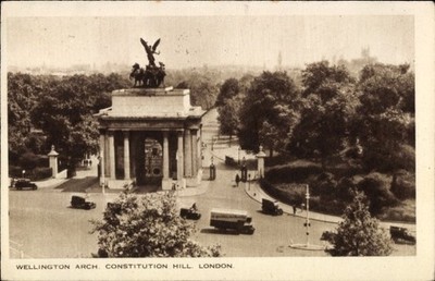 Ak City of Westminster London England, Wellington Arch,  Statue,... - 4946660