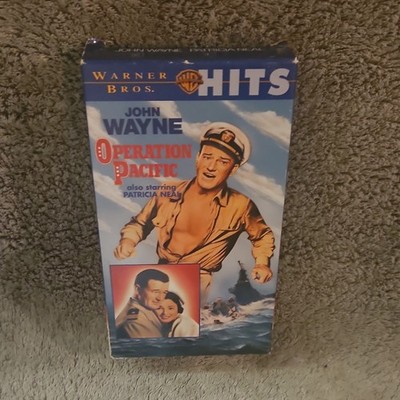 Warner Bros. Operation Pacific VHS 1951 Action John Wayne Patricia Neal Waggner