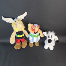Asterix Obelix und Idefix Kuscheltier Plüschtier TV Kult Sammler Vintage RARITÄT