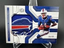 2024 Panini National Tremendous Treasures James Cook Bills Logo /99🔥🦬🦬