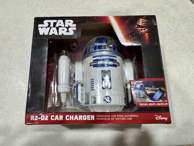 Disney ThinkGeek Star Wars R2-D2 USB Car Charger with 2 Ports CIB FACTORY SLD