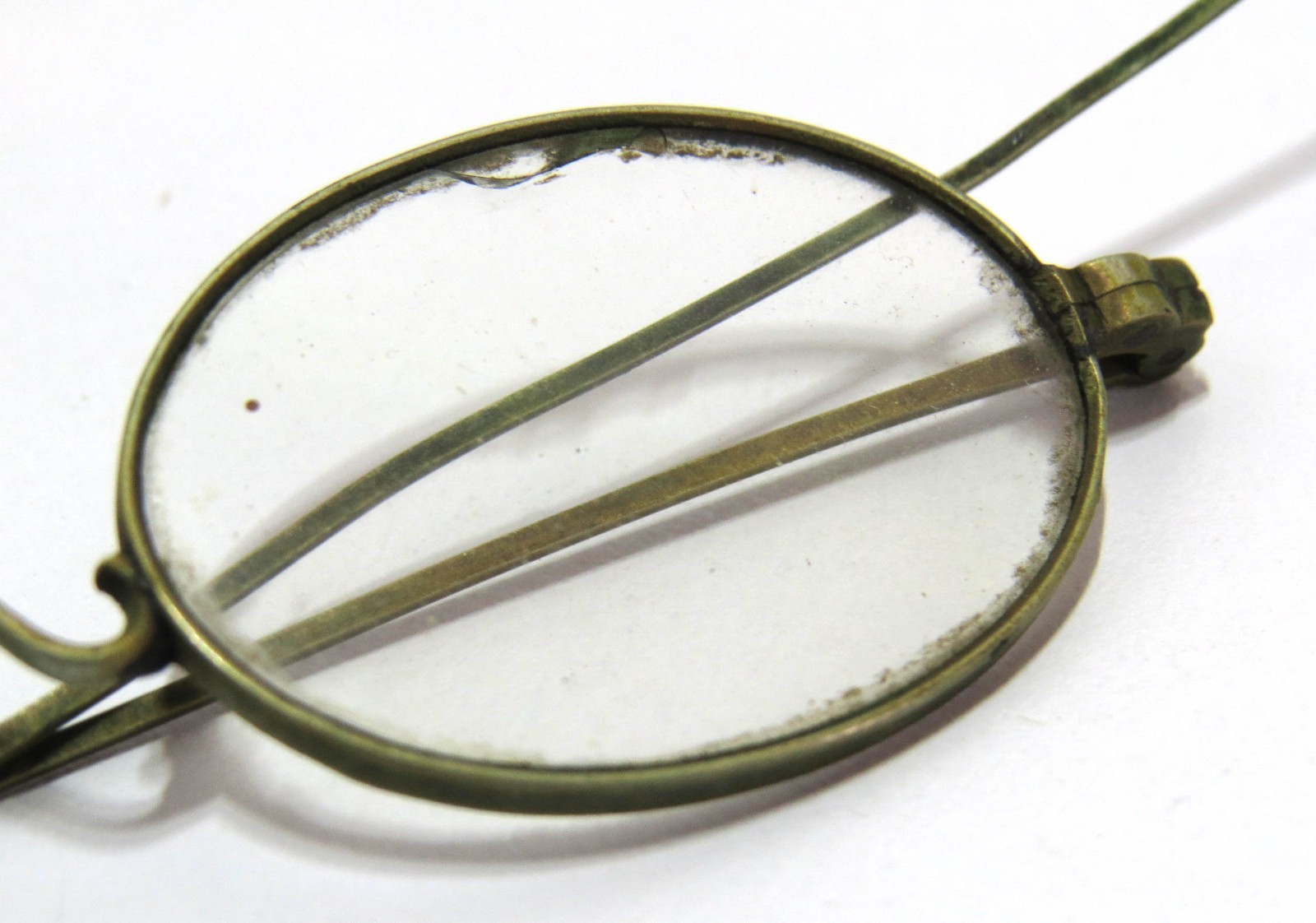 Antique 19thC Brass Wire Spectacles Frames, S-Bri… - image 19