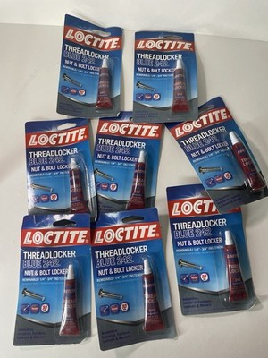(8)BLUE Removable Loctite Threadlocker 242 Thread Lock Glue For Nuts Bolts Metal