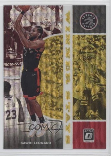 Kawhi Leonard [Gold] #8 2019 Panini Donruss Optic Winner Stays card