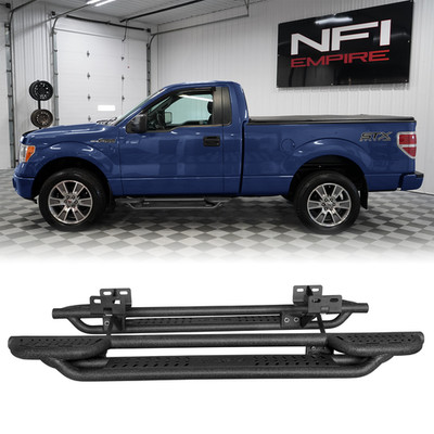 Vijay For 2009-2014 F150 Steel Regular Cab Drop Side Steps Running Board