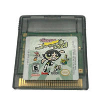 Powerpuff Girls Paint the Townsville Green Game Boy Color Cart Tested