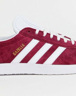 Adidas Originals Gazelle Men's Athletic Shoe Sneaker Burgundy Trainers #645  | eBay