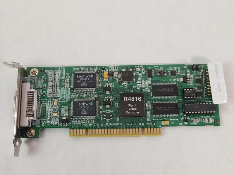 Techwell TW2804 / R4816 PCI 16-CH 480 Low Profile CCTV DVR Board Capture Card
