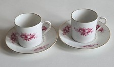 2 tazzine da collezione ROSENTHAL in porcellana Mod. "Classic Rose" anni 60