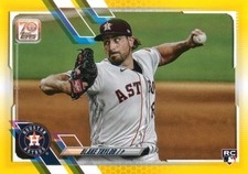 2021 Topps - Blake Taylor #228 (RC) YELLOW PARALLEL ROOKIE CARD