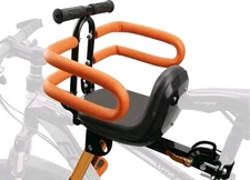 Kids Child Bike Seat W/Handlebar Footrest Attachment Detachable Front Mounted