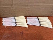 VTG 70's Shell Gas Station Quikut Steak Knives Set Of 12 With Original Sleeve
