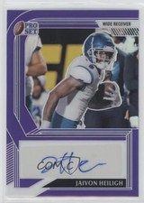 2022 Leaf Pro Set Metal Purple Prismatic 29/30 Jaivon Heiligh #PA-JH1 Auto 0u66