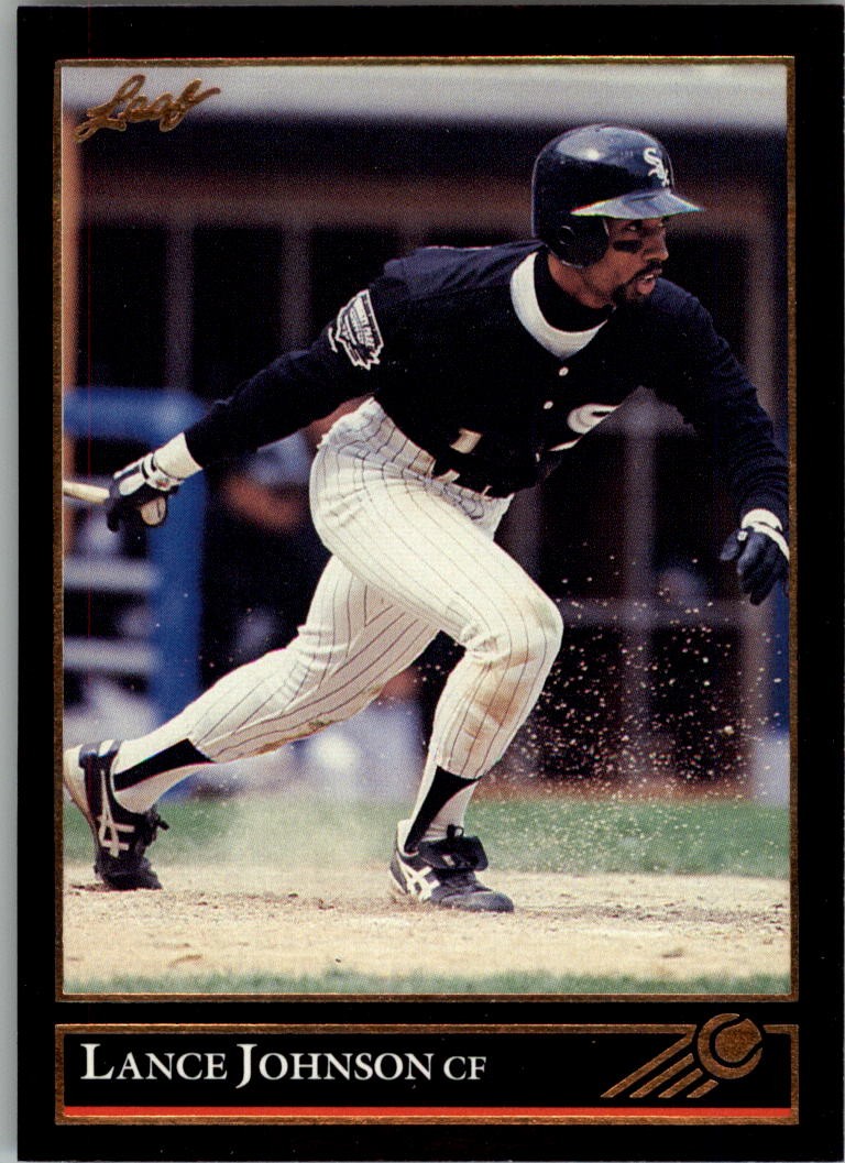 1992 Leaf Black Gold #237 Lance Johnson - BB