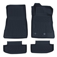 Floor Mats Liners Carpets For 2015-2025 Ford Mustang All Weather Tpe Rubber 3pcs