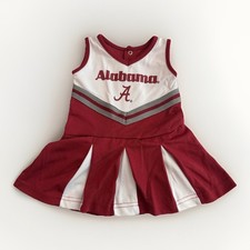 Colosseum Alabama Crimson Tide Cheer Dress with Attached Bloomers Baby Girl 3-6M