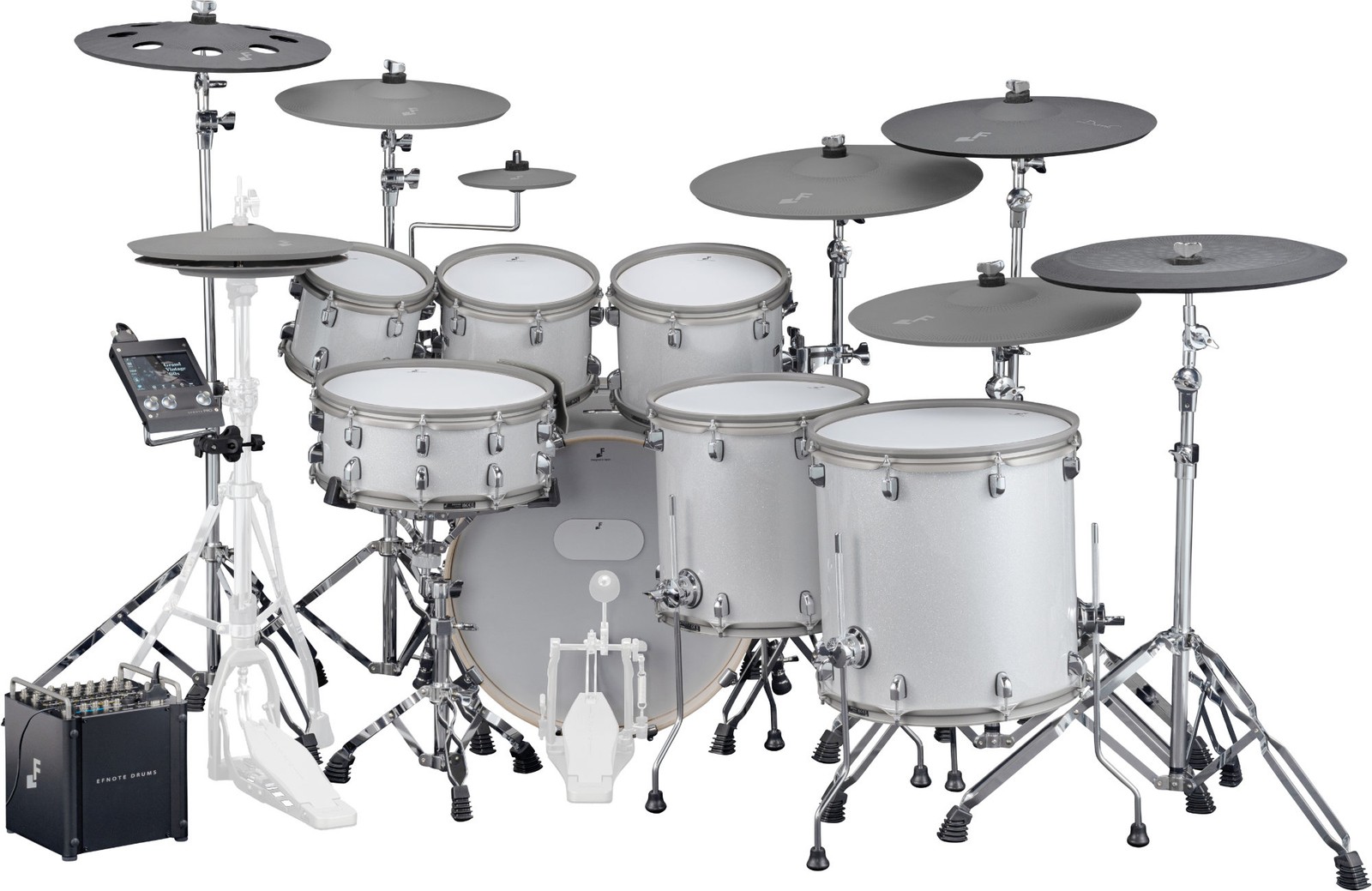 Комплектация Efnote PRO 707 Электронная ударная установка 15-teilig Holzkessel, 20 ударов, 5 томов