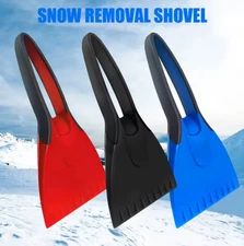Car Ice Scrapers Silicone Car Snow Shovel Soft Handle Ice Scraper Removal Winter