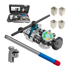 Brake Line Flaring Tool Kit, 45 Degree Single/Double/Bubble Flares for 3/16"