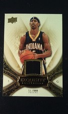 T.J. Ford Pacers 2008 - 2009 NBA EXQUISITE COLLECTION PROTOTYPE