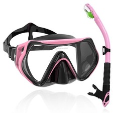 Professional Snorkeling Snorkel Diving Scuba Package Set with Anti-Fog Coated...