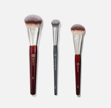 100 genuine BK BRUSHES Makeup Brush 101/109/A506- Flawless Facial Brush Set 3pcs