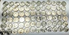 LOT OF 70 - 90% SILVER ROOSEVELT DIMES.    ALL GRADED "VF" - MIXED DATES & MINTS