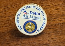 Vintage Delta Air Lines Official Airlines Of The PGA of America Sponsorship Pin
