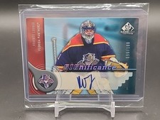 2005-06 SP Game Used Auto SIGnificance Roberto Luongo /100 Florida Panthers
