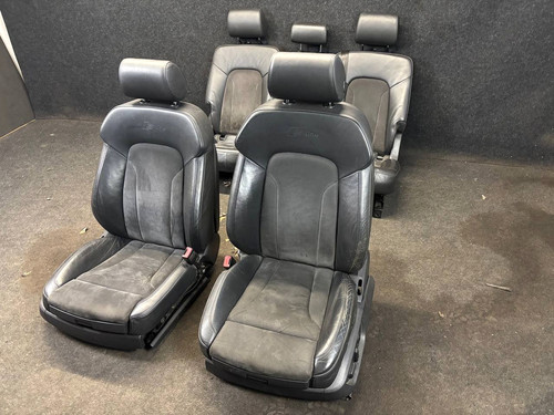 S-Line Lederausstattung AUDI Q7 Sportsitze Ausstattung Sitze Ledersitze schwarz