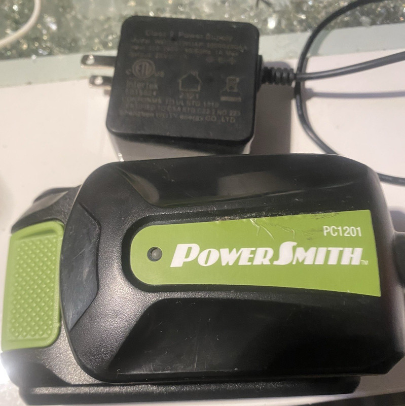 PowerSmith 20V Max 2.0Ah Li-Ion Battery Pack PLB2020 PC1201 Black